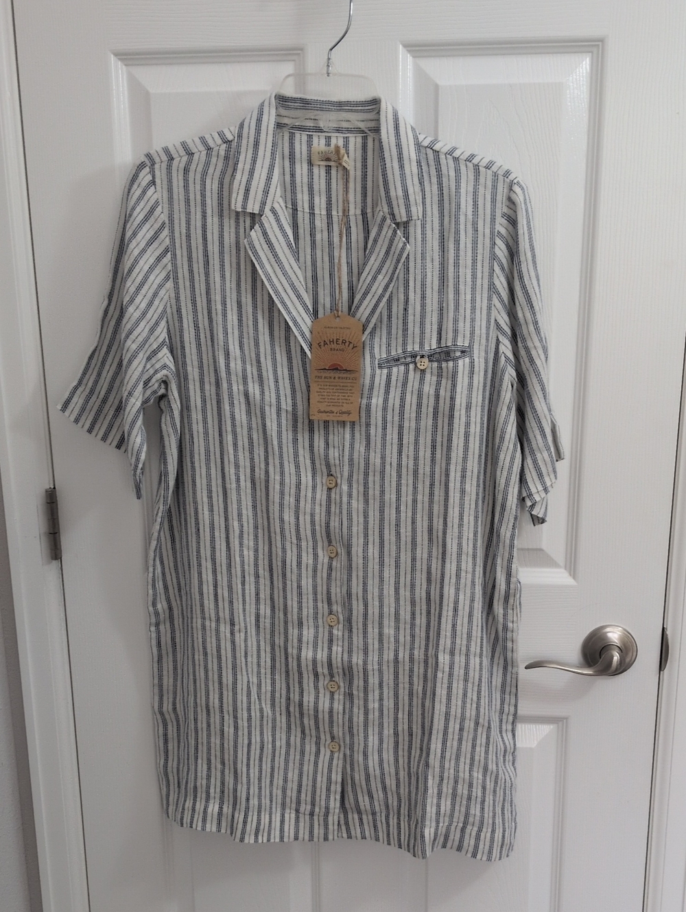 NWT Faherty Paradise Point Linen Dress - M